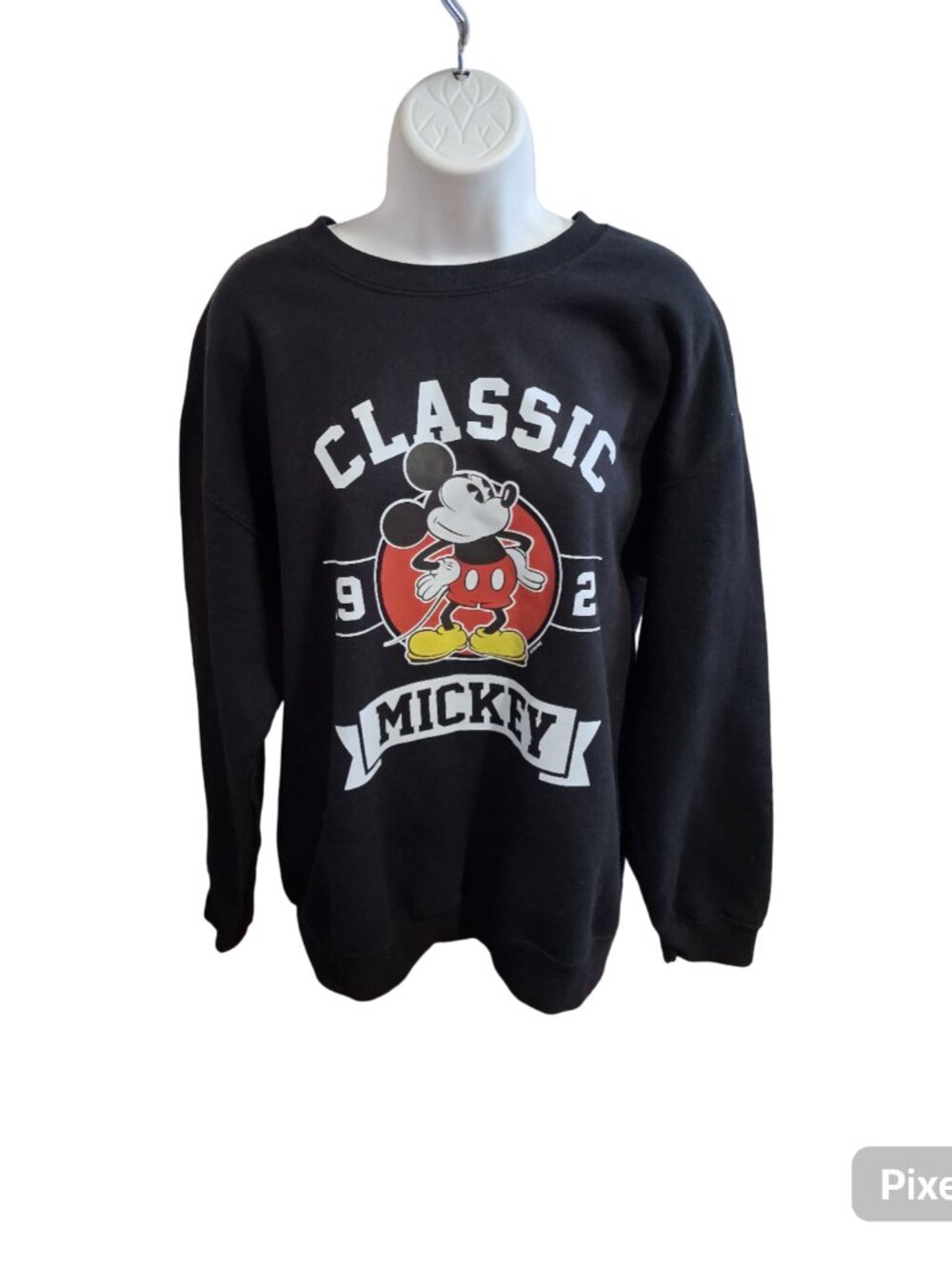 Gildan black classic mickey sweatshirt size L